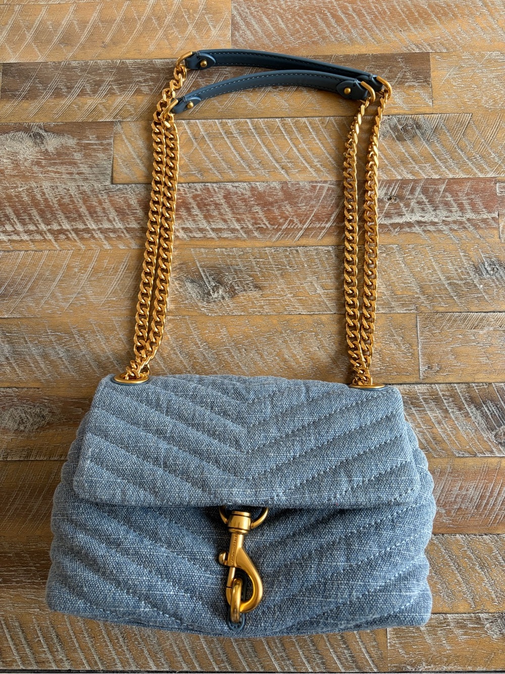 Rebecca Minkoff Denim Quilted Bag